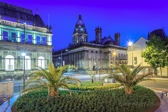 Leeds town hall night rear 2