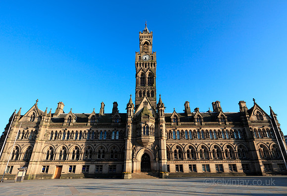 bradford town hall front wide