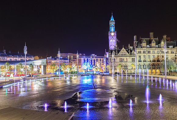 Bradford centenary square night HZ